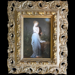 KPM Berlin Porcelain Plaque A Scene of the Maiden Holding a Water Jag