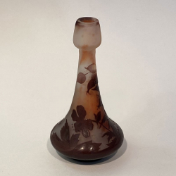 Emile Galle Small Nice Formed Cameo Glass Vase