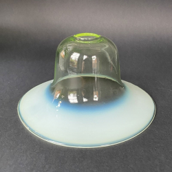 Vaseline Glass Lamp Shade for Art and Craft Lamp