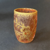 Daum Nancy Miniature Cup Gilded with Flower and Foliage