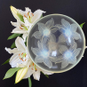 Rene Lalique Clear and Opalescent Glass Lys Bowl