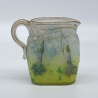 Daum Nancy Cameo and Enamelled Glass very Beautiful and  pretty Jug