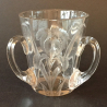 Moser Karlsbad Intaglio Cut Glass Vase