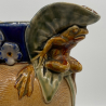 Royal Doulton Lambeth Stoneware Grotesque Frog & Lizard Ewer