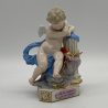 Meissen Porcelain Figure of Cupid resting after Conquering a Heart