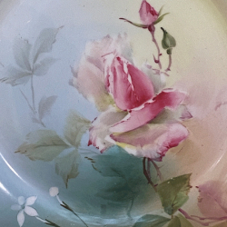 Royal Worcester Porcelain part Dessert Service Hand-painted English Roses