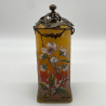 Daum Nancy Night Lamp, Cameo and Enamelled with Apple Blossoms