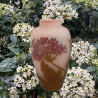 Emile Galle Cameo Glass Vase, decorated with floral design