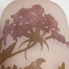 Emile Galle Cameo Glass Vase, decorated with floral design