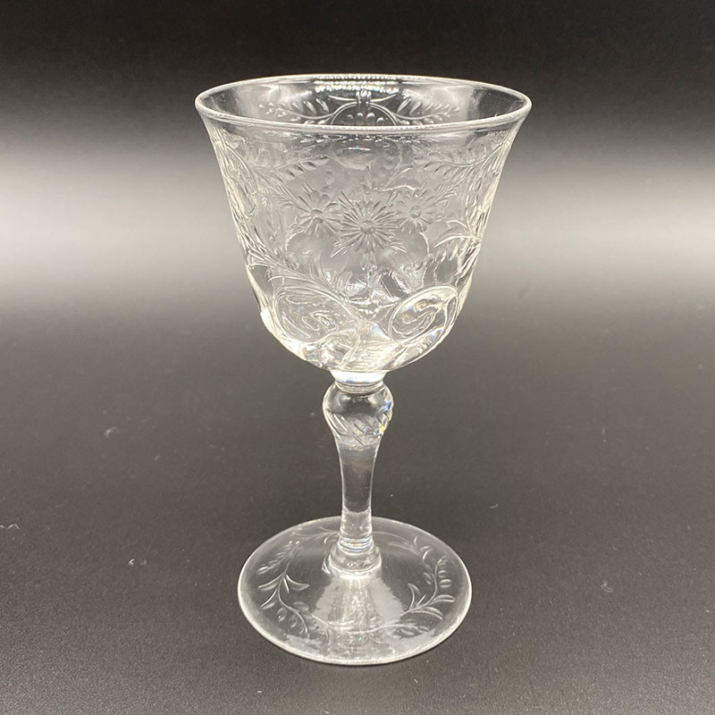 Thomas Webb & Son set of Four Intaglio Cut Drinking glasses