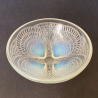 Rene Lalique opalescent and clear glass Couilles bowl No 5, designed with four Scallop shells