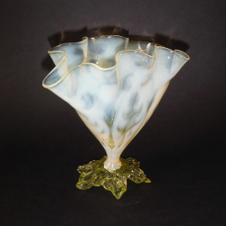 John Walsh Walsh Vaseline Glass Vase