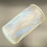 Rene Lalique Clear and Opalescent Glass Laurier Vase