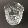 Set of Four Tuda (Stourbridge) Intaglio Water Glasses