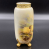 Royal Worcester Porcelain Vase Hand painted with Highland Sheep by E Baker