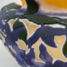 Emile Galle Acid Etched Triple Overlaid Clematis Vase