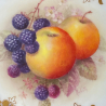 Royal Worcester Porcelain Fruit Painted Cabinet Plate by William Ricketts