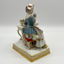 Meissen Porcelain Figure of One of Five Senses "Smell"