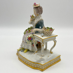 Meissen Porcelain Figure of One of Five Senses "Smell"
