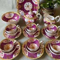 English Early Copeland Spode Part Tea and...
