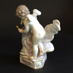 Meissen porcelain figure of cupi