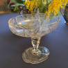 Attributed to L & J Lobmeyr Glass Centre Piece and A Pair Comports