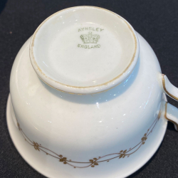 Aynsely China Part Tea set, Comprising Six Trios and One BB Plate