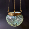Arts and Crafts John Walsh Walsh Vaseline Glass Ceiling Lamp