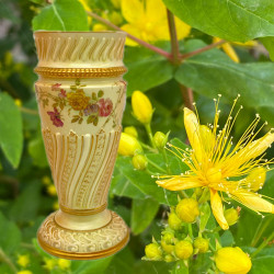 Royal Worcester Porcelain Blush Ivory Vase Hand...