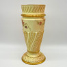 Royal Worcester Porcelain Blush Ivory Vase Hand Painted Flowers