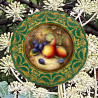 Royal Worcester Porcelain Fruit Pained Cabinet Plate by W Bee
