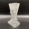 Old Baccarat Moulded Glass Grasshopper  Vase