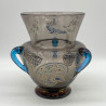 French Art Nouveau Auguste Jean Japanism Enamelled Glass Vase