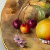 Royal Worcester Porcelain Plate, Hand Painted with Still Life Fruit