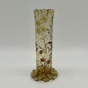Emile Galle Enamelled Glass Vase Decorated with Flowers