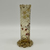 Emile Galle Enamelled Glass Vase Decorated with Flowers