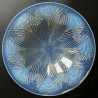 Rene Lalique Clear and Opalescent Glass "Oeillets" Coupe Ouverte