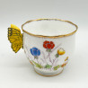 Royal Albert "Springtime" Part Tea Service, Butterfly Handle and Enamelled Flowers