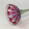 Fritz Heckert Flower Form and Enamelled Liqueur Glass