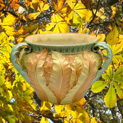 Royal Worcester Porcelain Art Nouveau Large...