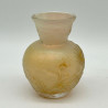 Daum Nancy Opalescent Glass with Gilded with Flower