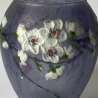 Argy Rousseau Pate De Verre Peach Blossom Vase