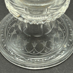 J & L Lobmeyr Set of Five Liqueur Glass, Beautifully Engraved