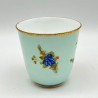 Royal Worcester Porcelain Cup and Saucer, hand Painted Bouquets