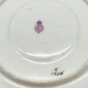 Royal Worcester Porcelain Cup and Saucer, hand Painted Bouquets