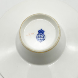 Royal Worcester a Pair of Japonism Cups and Saucers