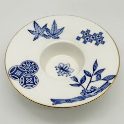 Royal Worcester a Pair of Japonism Cups and Saucers
