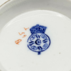 Royal Worcester a Pair of Japonism Cups and Saucers