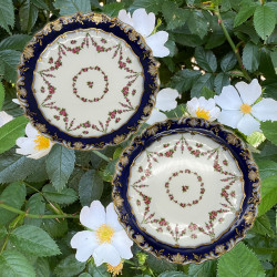 Gorge Jones and Sons Porcelain a Pair Plates...