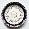 Gorge Jones and Sons Porcelain a Pair Plates Decorated with Rose Garland